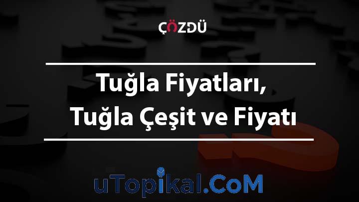 Tuğla Fiyatları, Tuğla Çeşit ve Fiyatı